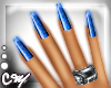.CM Mix! nails blue