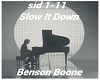 Benson Boone Slow It Dwn
