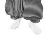 fluffy leg warmers grey