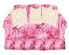 Pink Floral Sofa