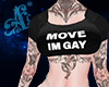 Æ* IM GAY Crop Top Tatt