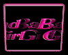 Bad Girl Animated Sign