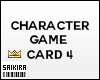 Character Game Card 4