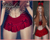 >A<  Red Skirt Bunny M