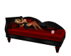 kissing lounge red blk