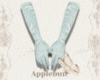 🍎🐰 Teal Gloves