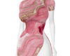 pink marble dress