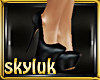 #Sky#  Black Shoes