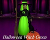 Halloween Witch Green