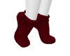 Knit Maroon Socks