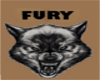 Fury Wolf  BackTattoo