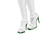 Bejeweled Green Heels
