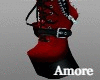 Amore Eat Me Red Boots