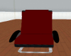 Red and black recliner