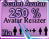 Scaler Avatar *F 250%