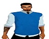 blue jumper with shirt