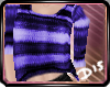 D} Purple Winter Stripes