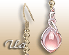 Pink Diamond Earrings