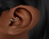 Gold Ear Piercings