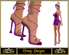Disco Heels Purple 2