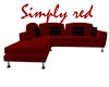 Simply red couch