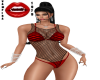 Bikini Net Red/Black