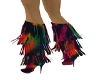 tyed dyed fringe boot