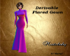 Derv ~M~ Flared Gown