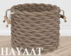 Woven Basket - Taupe