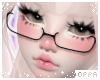 ♡ glasses | black