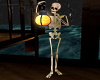 Skeleton Holding Lantern