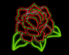 neon rose animated
