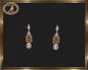 gold&diamond earrings