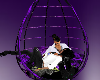 Purple cuddle swing