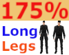 ❤175% Long Legs