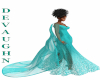 DIVINITY TEAL Gown
