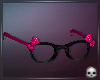 [T69Q] Pink Bow Glasses