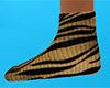Brown Tiger Stripe Socks (F)