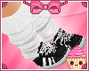 ! White Socks Black Shoe