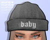 Baby Little Beanie Grey