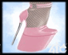 Rina Heels Pink Stocking