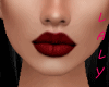 Dark Red Matte Lips 1