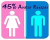 45% Avatar Resizer