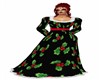CHRISTMAS HOLLY GOWN