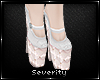 *S Lolita Shoes White