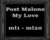 Post Malone My Love