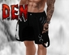 Devil Black Cargo Shorts