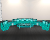 Turquoise Elegant Sofa