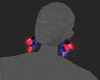 Christmas Light Earrings
