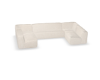 WHITE FABRIC SOFA (MODUL